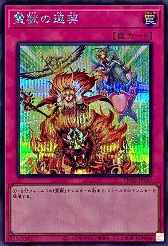 TW01-JP143 靈獸的連契 (半鑽)
