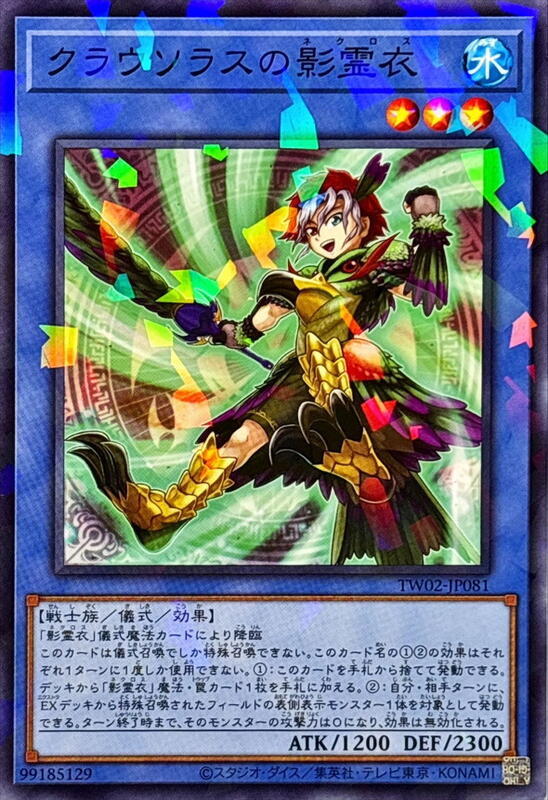 TW02-JP081 輝劍鳥的影靈衣 (普鑽/碎鑽)