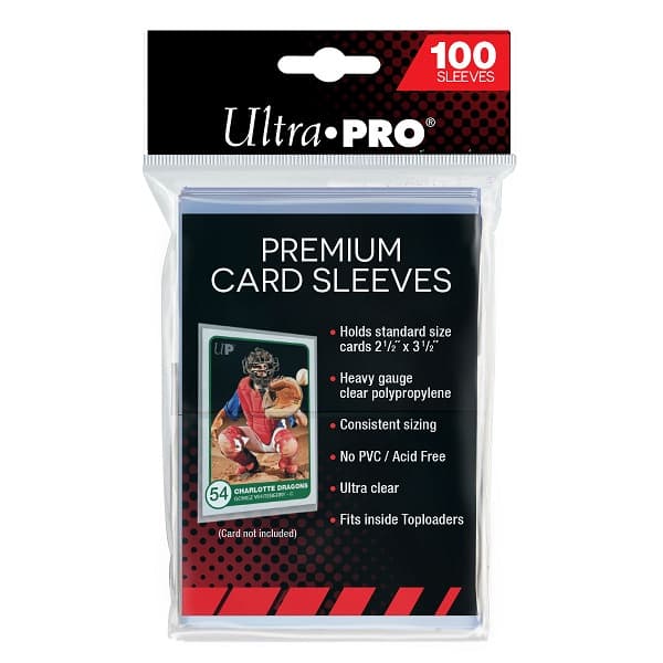 美國 Ultra Pro 透明 卡套 薄膜 100入 66x93mm #81385 適用 球員卡