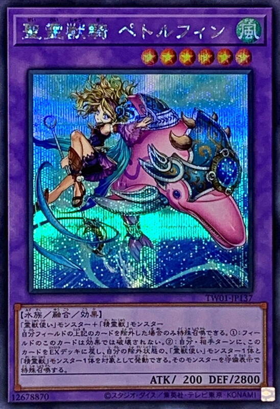 TW01-JP137 聖靈獸騎 川豚 (半鑽)