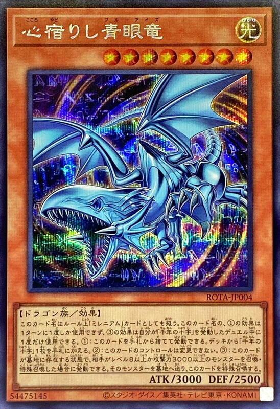 ROTA-JP004 寄宿內心的青眼龍 (半鑽) 1206