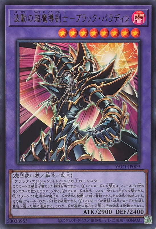 YAC1-JP009 波動超魔導劍士 黑暗帕拉丁 (金亮)