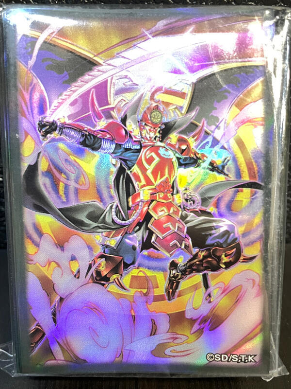 KONAMI卡套 遊戲王日卡套 -真魔六武眾 紫炎 100枚 (全新未開封)