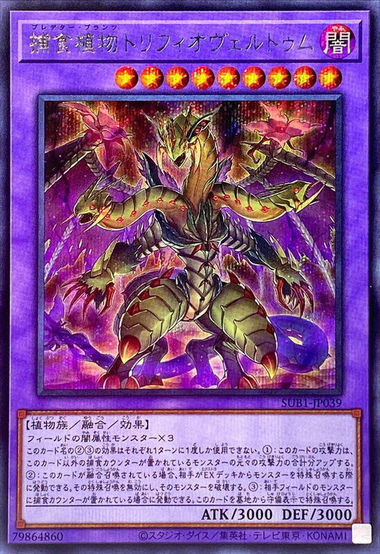 SUB1-JP039 捕食植物 穗葉魔藤 (半鑽)
