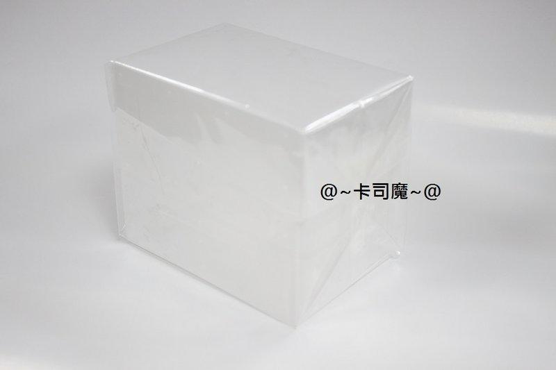 卡盒、收集盒 備牌盒(特大卡盒、加大直式)- 透明白色 寬7.2公分 長11公分 全新未拆 (附隔板)