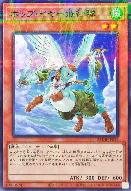 25DB-JP019 躍空垂耳兔飛行隊 (普鑽) (亮面) (半鑽)